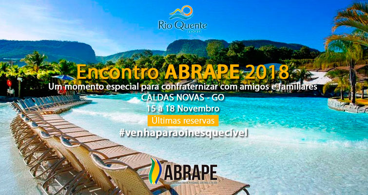 Encontro ABRAPE 2018, Caldas Novas - Goiás