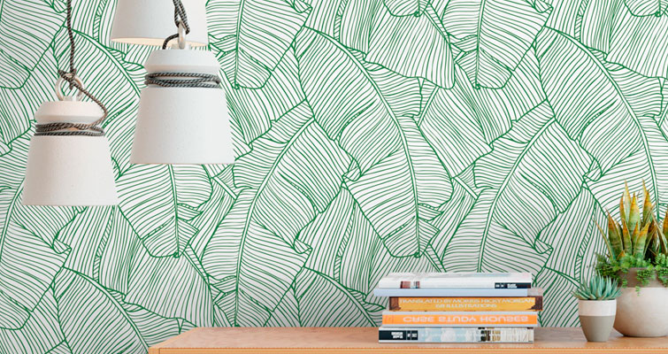 Papel de Parede de Folhas