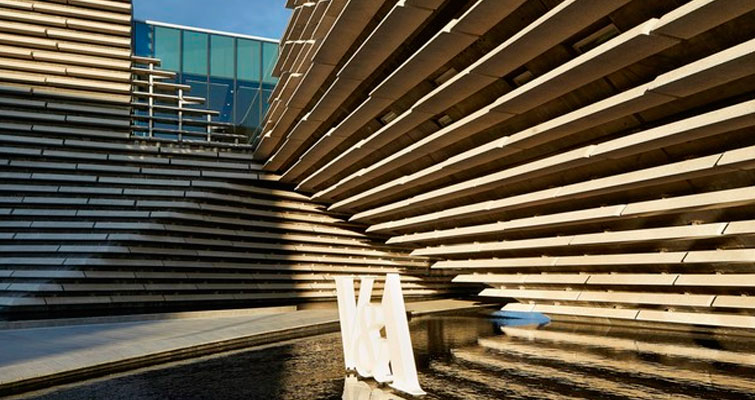 Entrada do V&A Dundee, Escócia