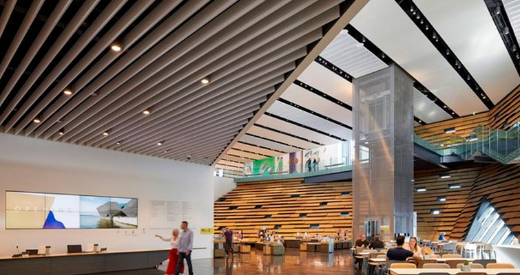 Térreo do V&A Dundee, Escócia