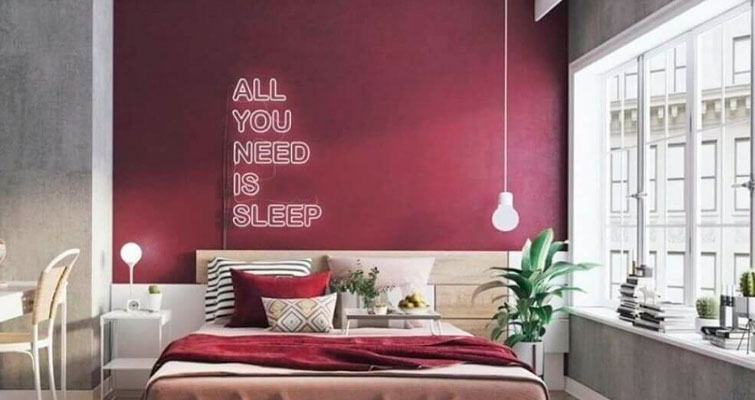 Tendências de cores: bordô